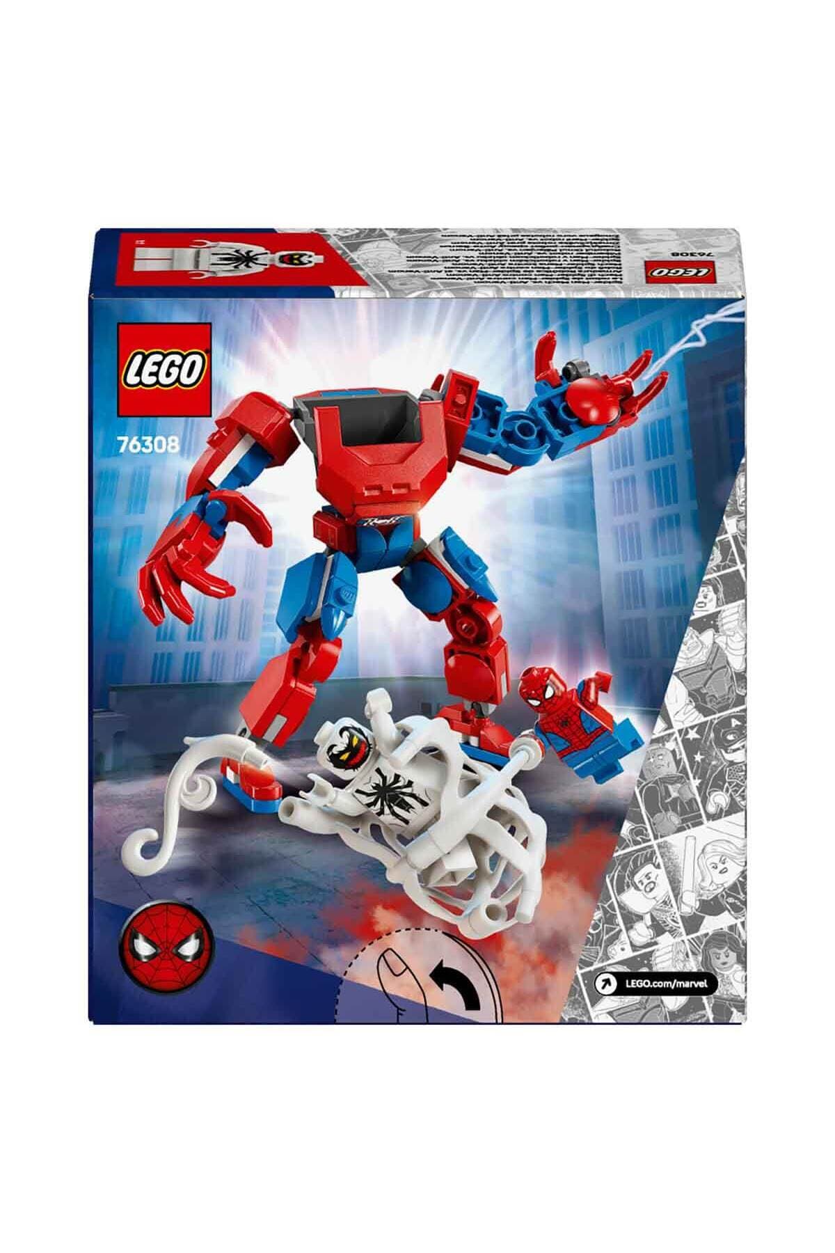 لگو Marvel ساختنی ربات مرد عنکبوتی مناسب ۶ سال به بالا در برابر Anti-Venom مدل 76308 لگو Marvel ساختنی ربات مرد عنکبوتی مناسب ۶ سال به بالا در برابر Anti-Venom مدل 76308