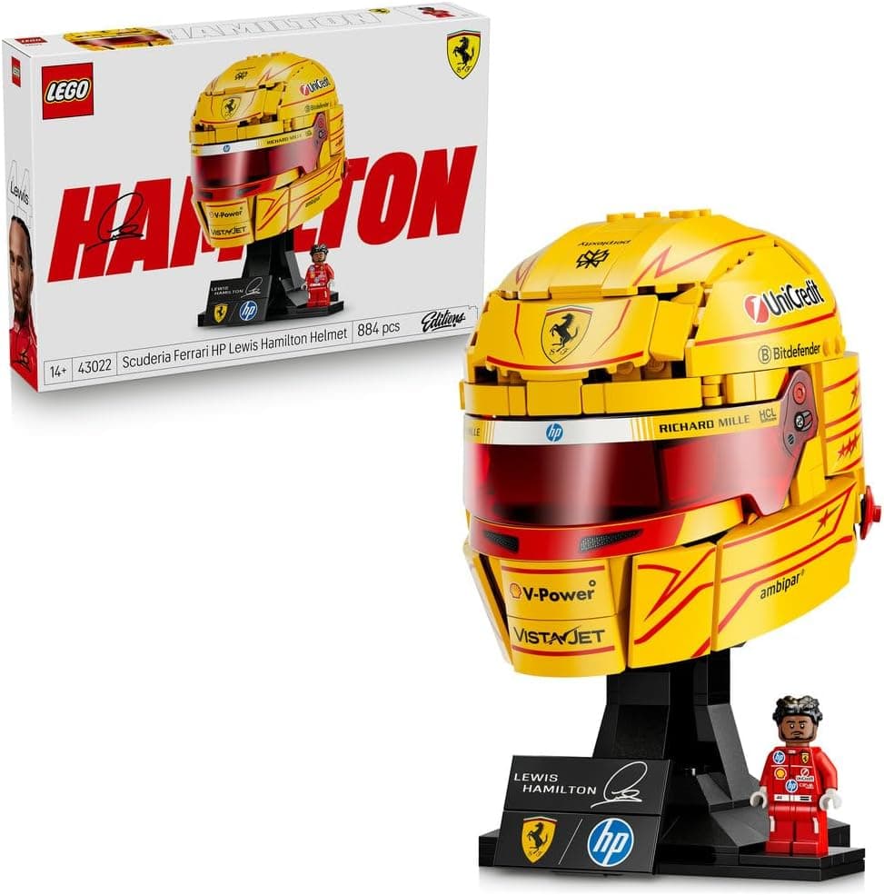 لگو Editions Scuderia Ferrari HP Lewis Hamilton کلاه ایمنی مدل 43022 لگو Editions Scuderia Ferrari HP Lewis Hamilton کلاه ایمنی مدل 43022