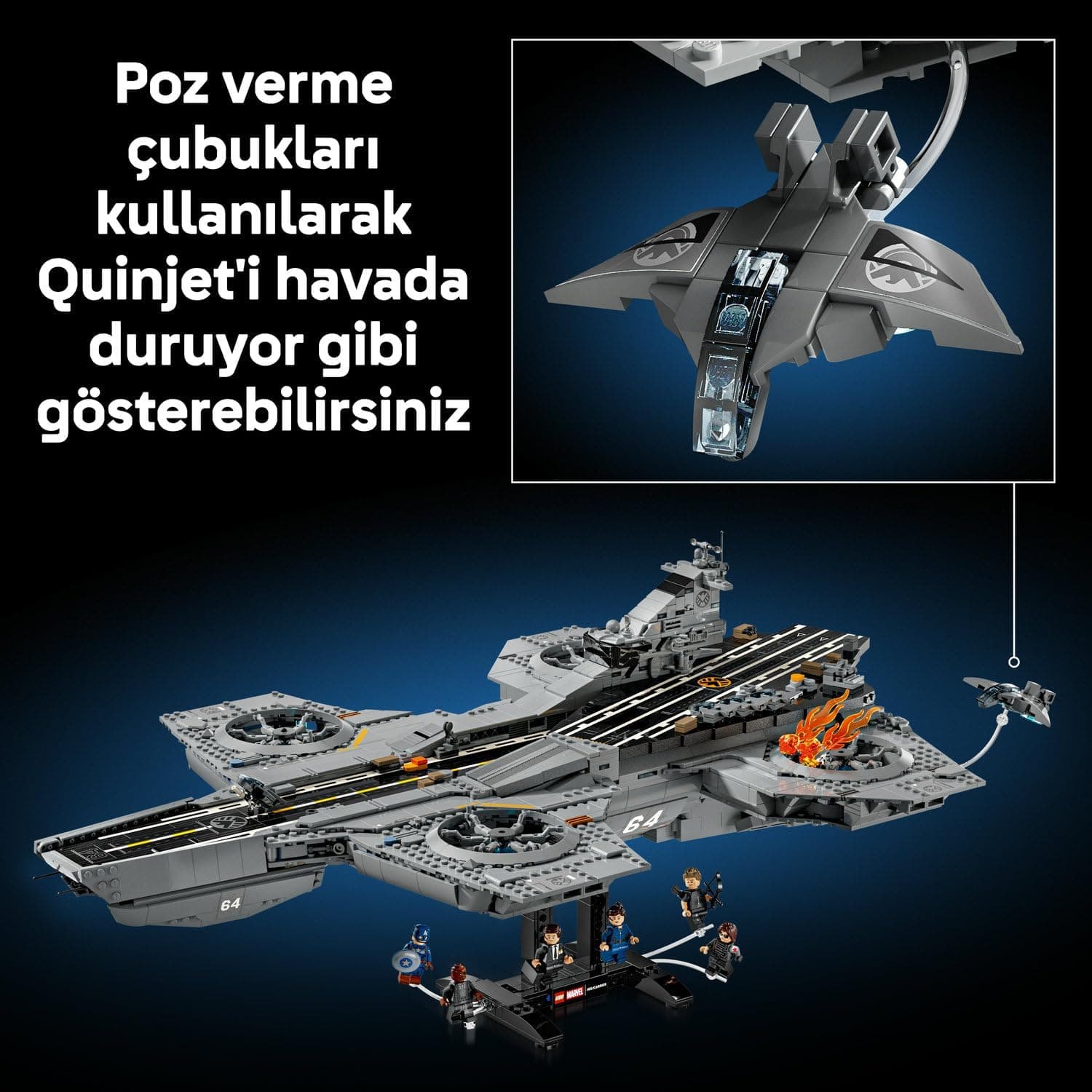 لگو Marvel S.H.I.E.L.D. Helicarrier مدل 76354 لگو Marvel S.H.I.E.L.D. Helicarrier مدل 76354