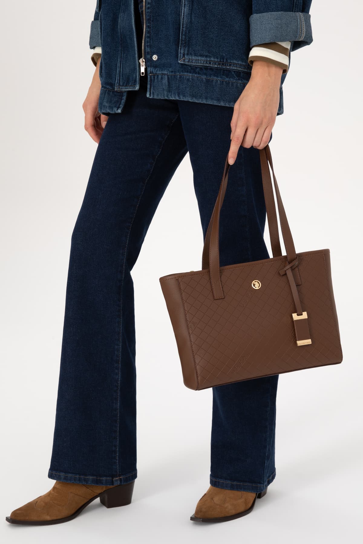 کیف دستی زنانه U.S. Polo Assn. قهوهای روشن مدل 50317801-VR002 کیف دستی زنانه U.S. Polo Assn. قهوهای روشن مدل 50317801-VR002