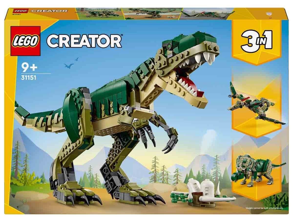 لگو Creator 3 in 1 مدل T. rex 31151 با 626 قطعه لگو Creator 3 in 1 مدل T. rex 31151 با 626 قطعه