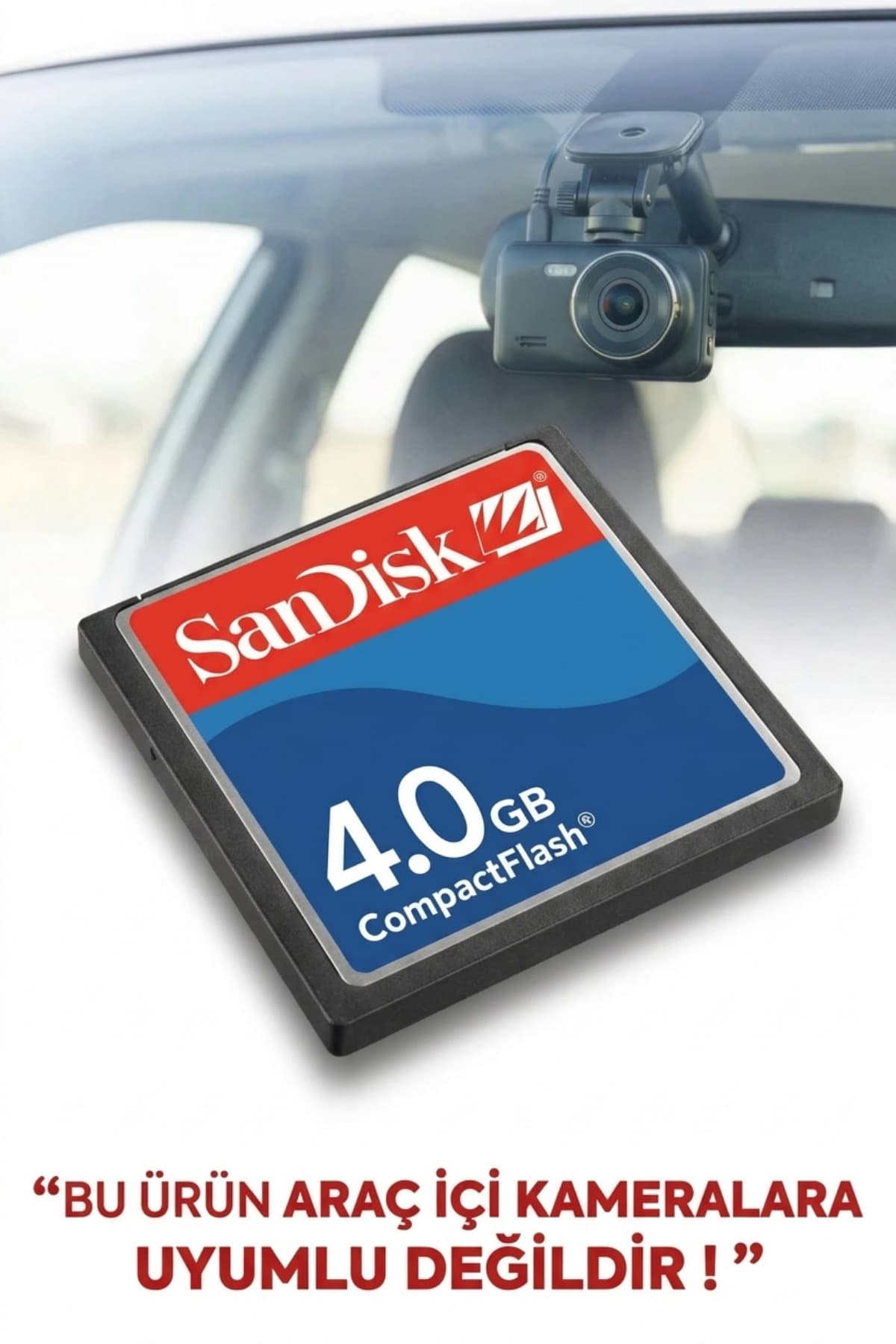 کارت حافظه Compact Flash CF چهار گیگابایتی Sandisk کارت حافظه Compact Flash CF چهار گیگابایتی Sandisk
