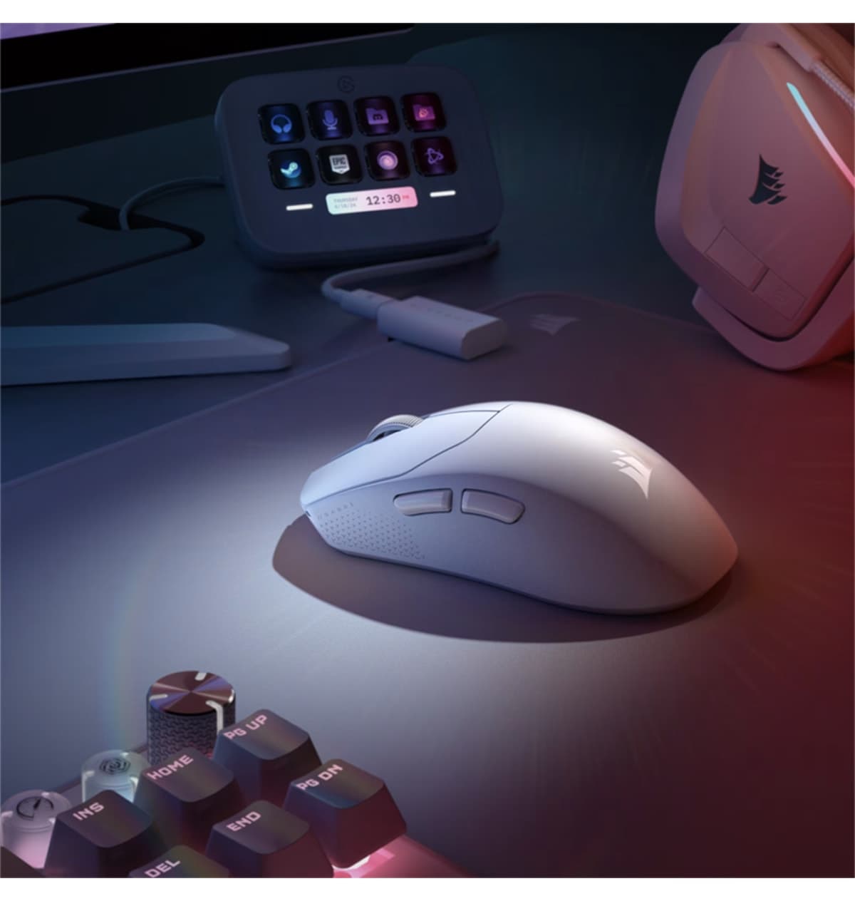 ماوس گیمینگ Corsair سفید بیسیم SABRE V2 PRO ULTRALIGHT مدل CH-931G001-WW ماوس گیمینگ Corsair سفید بیسیم SABRE V2 PRO ULTRALIGHT مدل CH-931G001-WW