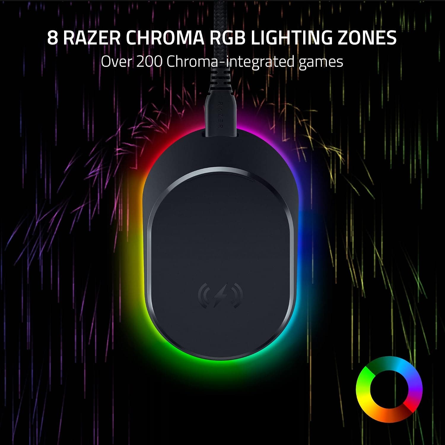 پایه شارژ ماوس گیمینگ Razer Mouse Dock Pro، مغناطیسی بیسیم، Hyperspeed 4K، مشکی پایه شارژ ماوس گیمینگ Razer Mouse Dock Pro، مغناطیسی بیسیم، Hyperspeed 4K، مشکی
