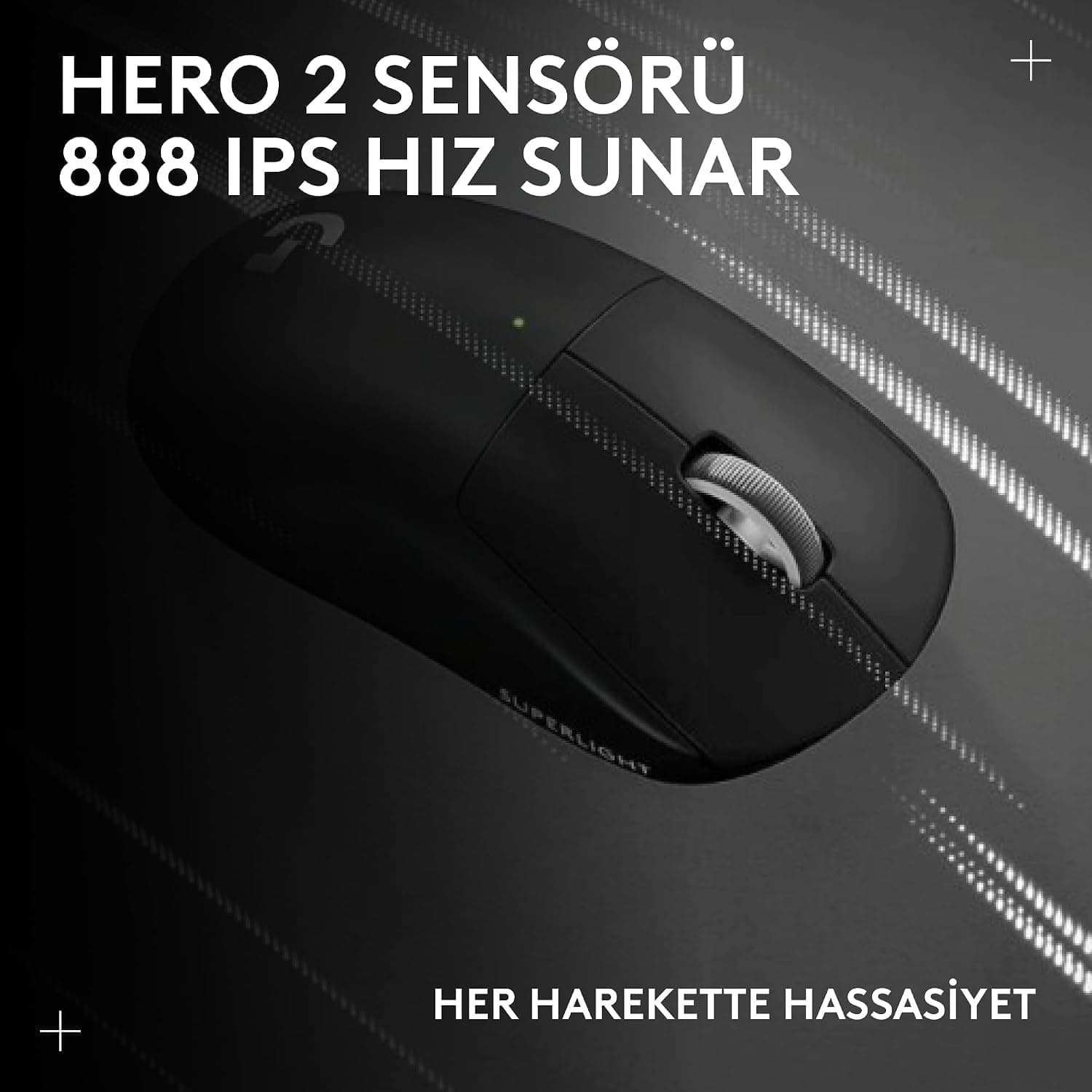 ماوس گیمینگ بیسیم Logitech G PRO X Superlight 2C سبک با حسگر Hero 2 و 44.000 DPI مشکی ماوس گیمینگ بیسیم Logitech G PRO X Superlight 2C سبک با حسگر Hero 2 و 44.000 DPI مشکی