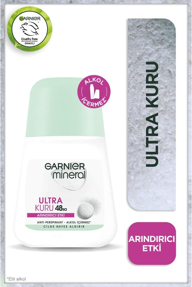 دئودورانت رولآن زنانه Garnier معدنی فوقخشک مدل 3600541932623 دئودورانت رولآن زنانه Garnier معدنی فوقخشک مدل 3600541932623