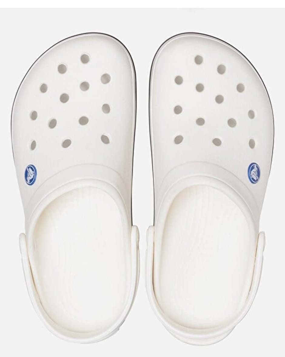 دمپایی یونیسکس Crocs Crocband سفید مدل 11016_100 دمپایی یونیسکس Crocs Crocband سفید مدل 11016_100