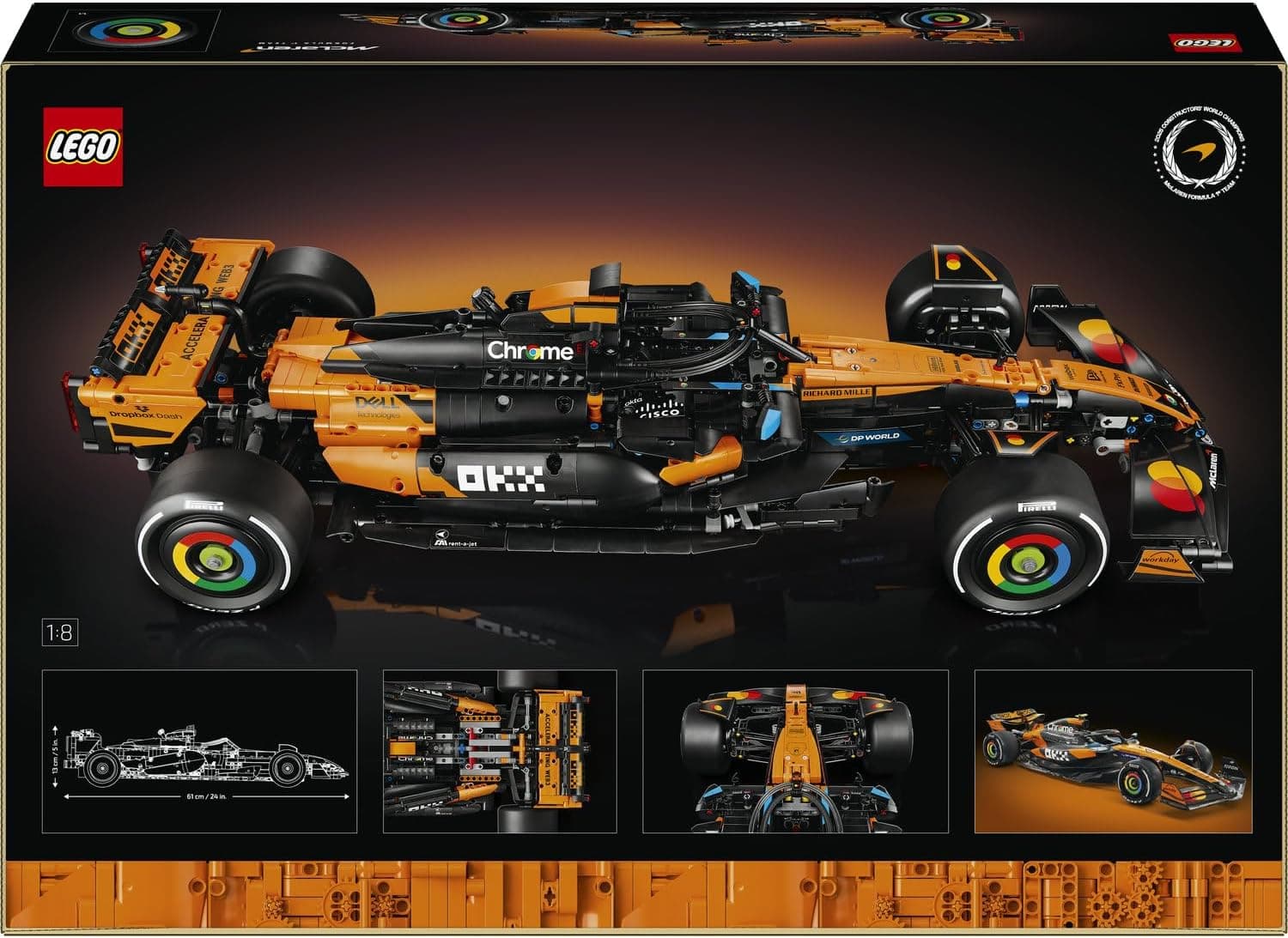 لگو Technic ماشین مسابقهای McLaren MCL39 F1 مدل 42228 لگو Technic ماشین مسابقهای McLaren MCL39 F1 مدل 42228