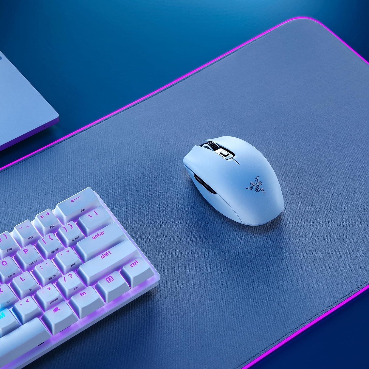 ماوس گیمینگ بیسیم همراه Razer با عمر باتری تا 950 ساعت، مدل Orochi V2، سفید ماوس گیمینگ بیسیم همراه Razer با عمر باتری تا 950 ساعت، مدل Orochi V2، سفید