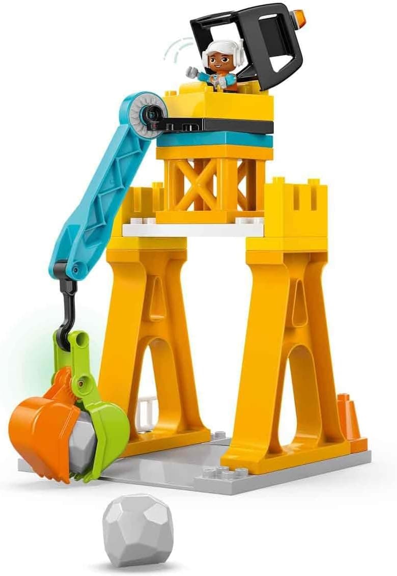 لگو DUPLO کارگاه ساختمانی و وسایل نقلیه 3 in 1 مدل 10476 لگو DUPLO کارگاه ساختمانی و وسایل نقلیه 3 in 1 مدل 10476