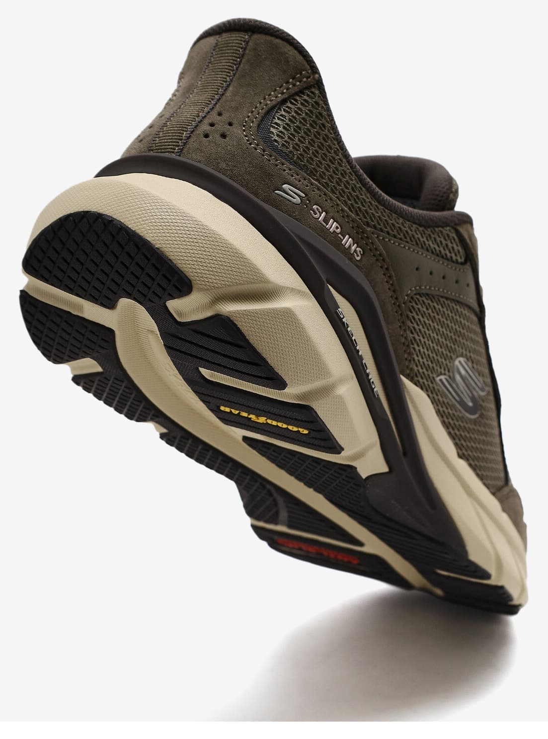 کفش ورزشی مردانه Skechers خاکی SKECH CAGE مدل 233275 OLV کفش ورزشی مردانه Skechers خاکی SKECH CAGE مدل 233275 OLV