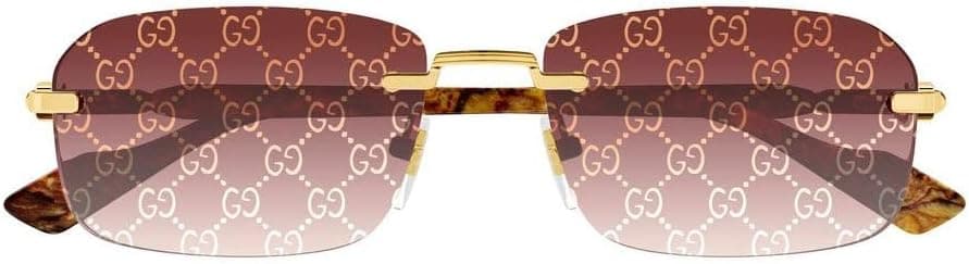 عینک آفتابی مردانه Gucci طلایی زرد قرمز مدل GG1221S 56 عینک آفتابی مردانه Gucci طلایی زرد قرمز مدل GG1221S 56