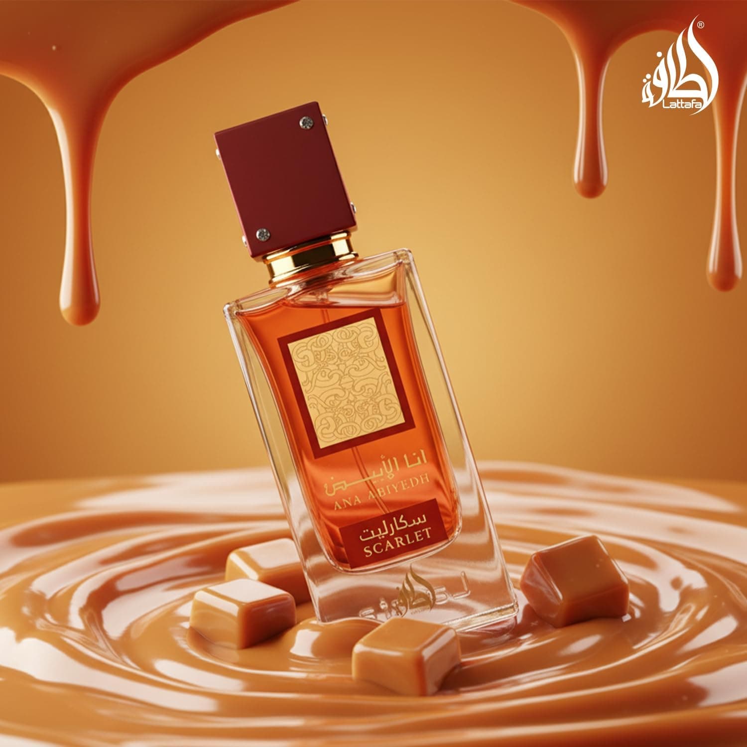 عطر ادکلن Lattafa مدل Ana Abiyedh Scarlet یونیسکس EDP 60ml عطر ادکلن Lattafa مدل Ana Abiyedh Scarlet یونیسکس EDP 60ml