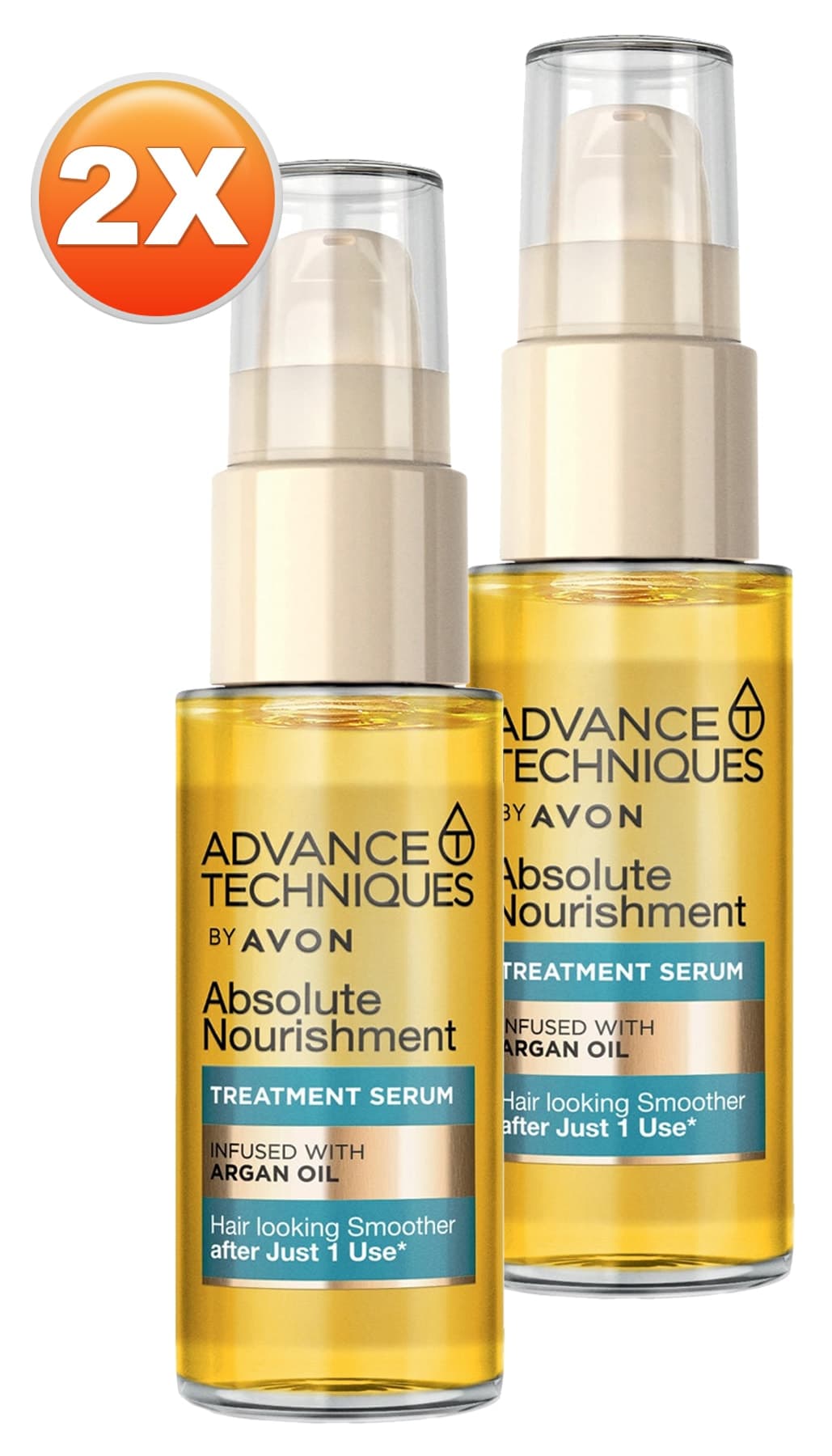 سرم مو Avon Advance Techniques با روغن آرگان تغذیهکننده 30ml ست دوتایی سرم مو Avon Advance Techniques با روغن آرگان تغذیهکننده 30ml ست دوتایی