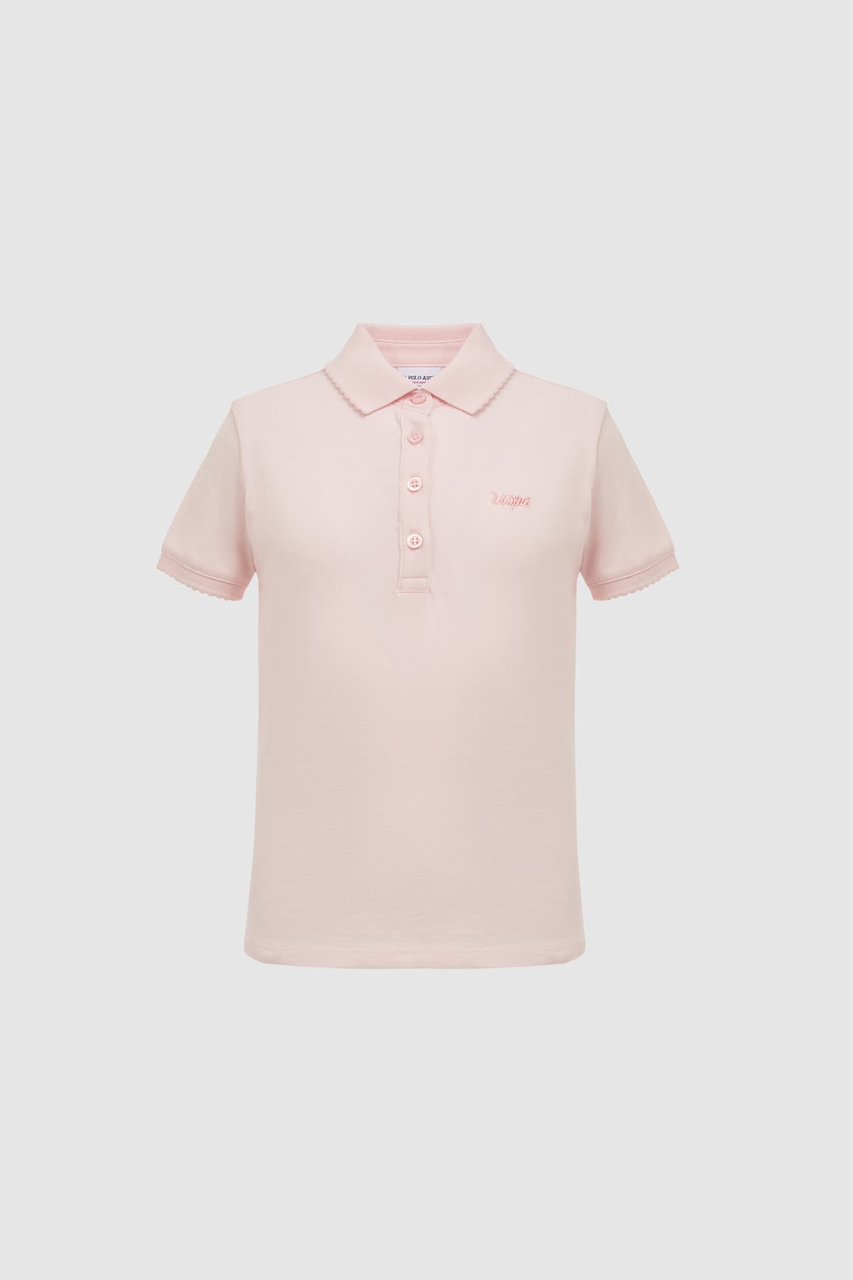 تیشرت دخترانه یقهپولو U.S. Polo Assn. بیسیک صورتی روشن مدل 50328218-VR078 تیشرت دخترانه یقهپولو U.S. Polo Assn. بیسیک صورتی روشن مدل 50328218-VR078