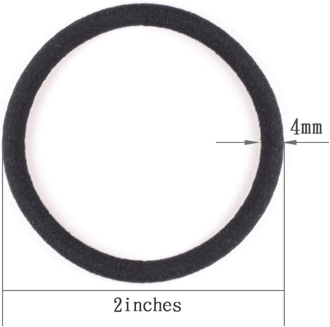 کش مو مشکی بدون فلز مناسب موهای ضخیم و فر GOSICUKA بسته 120 عددی 4mm کش مو مشکی بدون فلز مناسب موهای ضخیم و فر GOSICUKA بسته 120 عددی 4mm