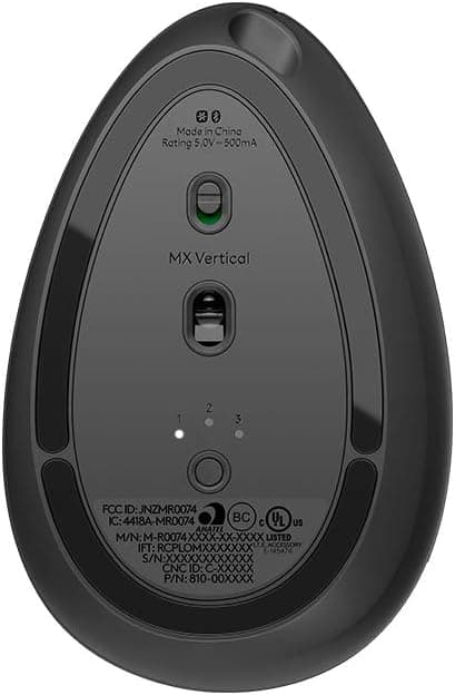 ماوس بیسیم Logitech عمودی ارگونومیک با زاویه 57°، 4000 DPI، چنددستگاهی، 4 ماه شارژدهی، مشکی ماوس بیسیم Logitech عمودی ارگونومیک با زاویه 57°، 4000 DPI، چنددستگاهی، 4 ماه شارژدهی، مشکی