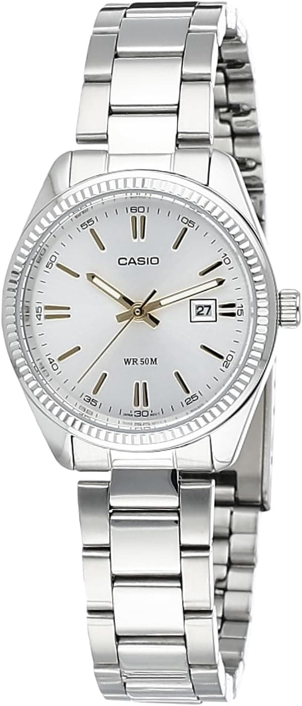 ساعت مچی زنانه Casio آنالوگ خاکستری مدل LTP-1302D-7A2VDF ساعت مچی زنانه Casio آنالوگ خاکستری مدل LTP-1302D-7A2VDF