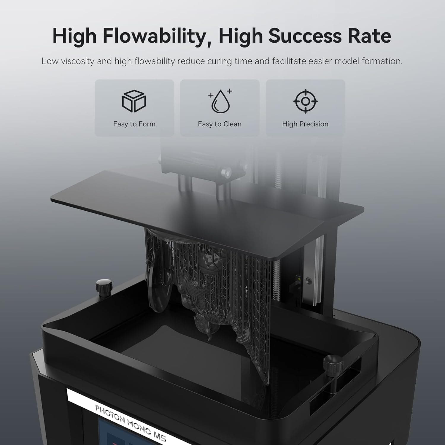 رزین پرینتر سه بعدی ANYCUBIC با استحکام بالا مشکی ABS-Like Resin Pro 2 1Kg رزین پرینتر سه بعدی ANYCUBIC با استحکام بالا مشکی ABS-Like Resin Pro 2 1Kg