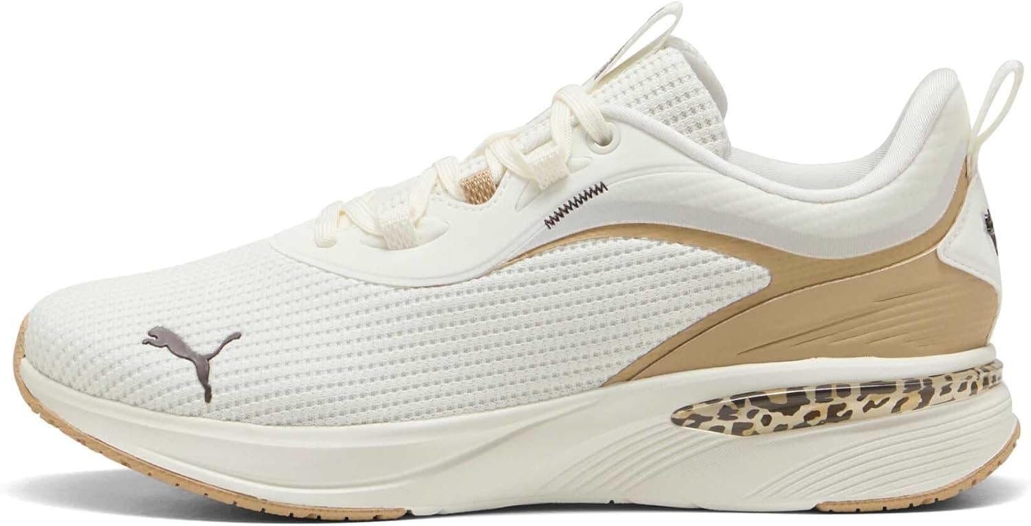 کفش دویدن زنانه PUMA Softride Charm Animal Wns سفید گرم و قهوهای شکلاتی 38 کفش دویدن زنانه PUMA Softride Charm Animal Wns سفید گرم و قهوهای شکلاتی 38