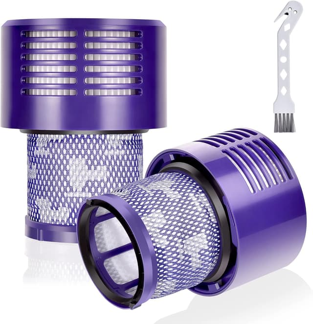 فیلتر جاروبرقی Leadaybetter مناسب Dyson V10 مدل 969082-01 بسته 2 عددی و 1 برس فیلتر جاروبرقی Leadaybetter مناسب Dyson V10 مدل 969082-01 بسته 2 عددی و 1 برس