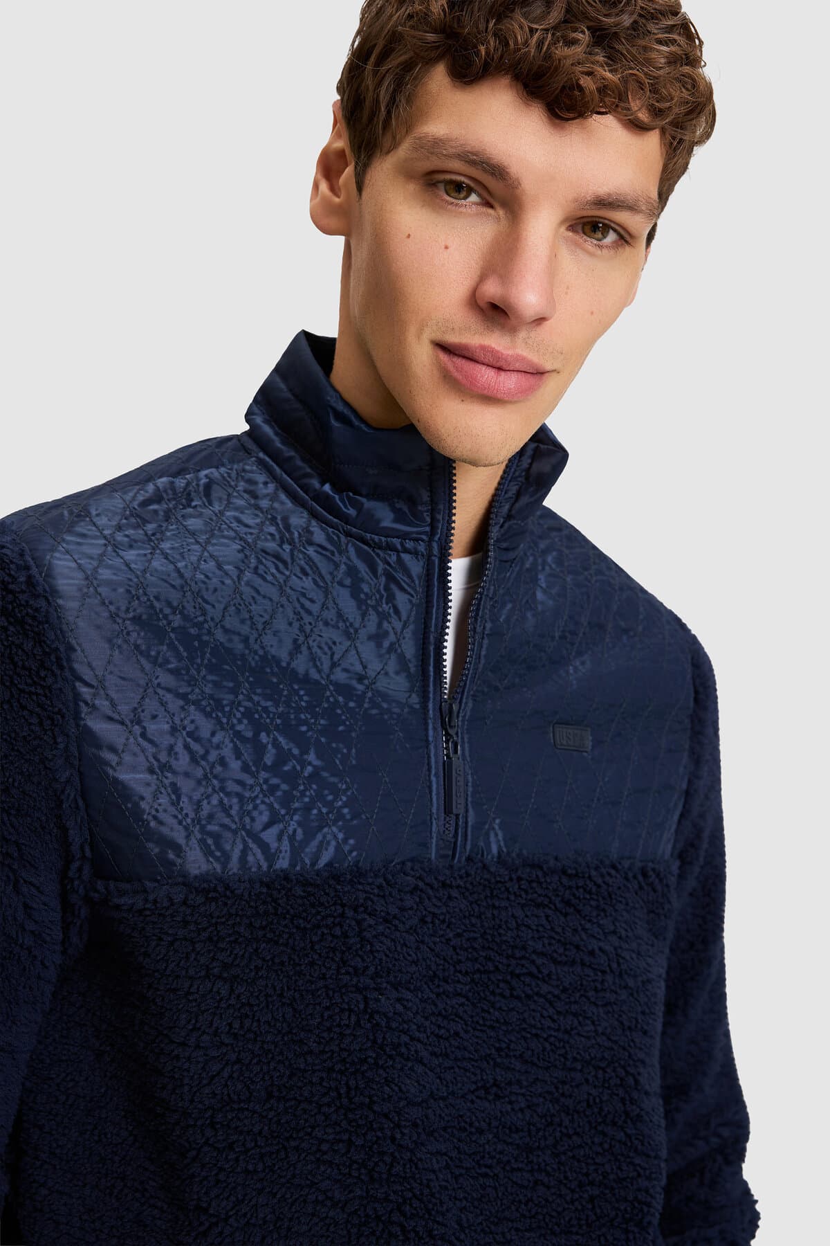 سوئیشرت مردانه U.S. Polo Assn. سرمهای مدل 50309995-VR033 سوئیشرت مردانه U.S. Polo Assn. سرمهای مدل 50309995-VR033