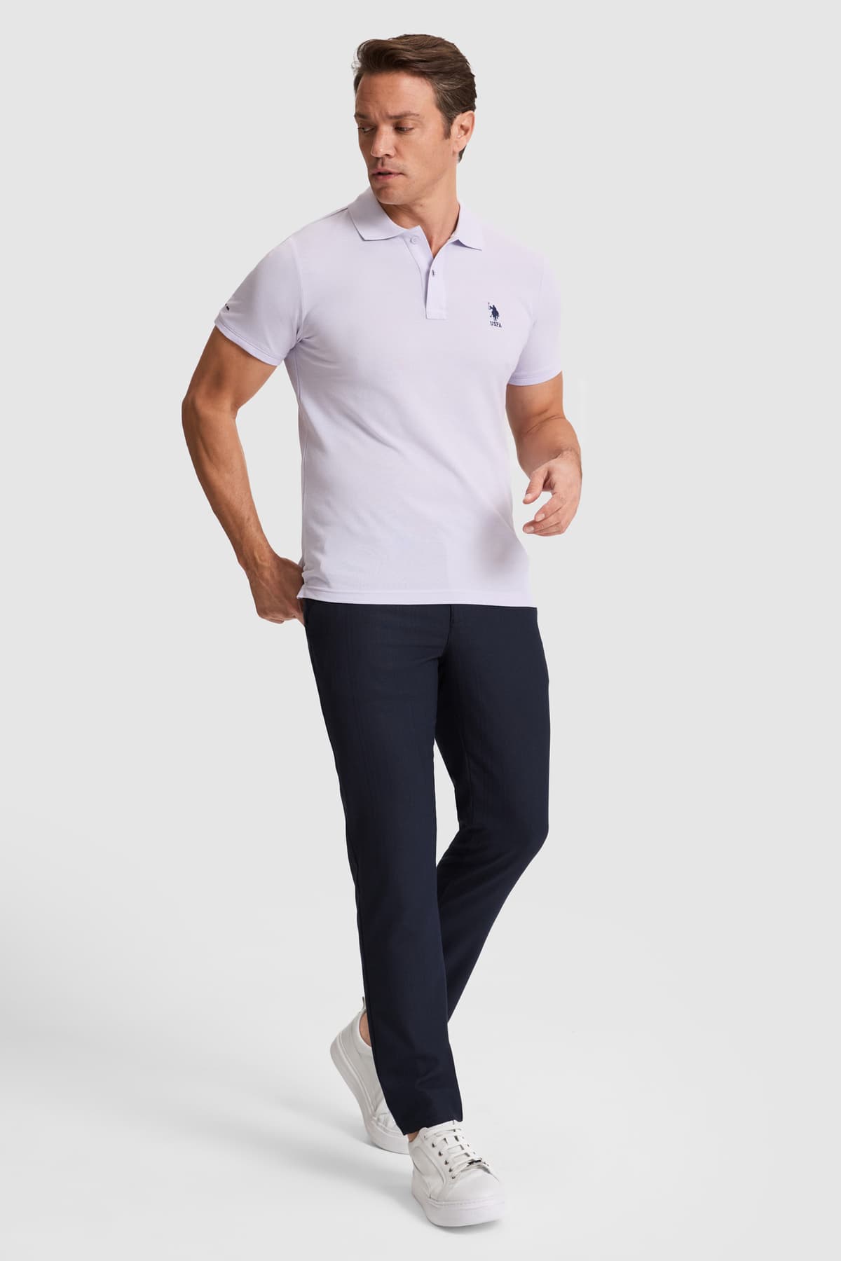 تیشرت مردانه U.S. Polo Assn. یقه پولو فیت اسلیم یاسی مدل 50322304-VR034 تیشرت مردانه U.S. Polo Assn. یقه پولو فیت اسلیم یاسی مدل 50322304-VR034