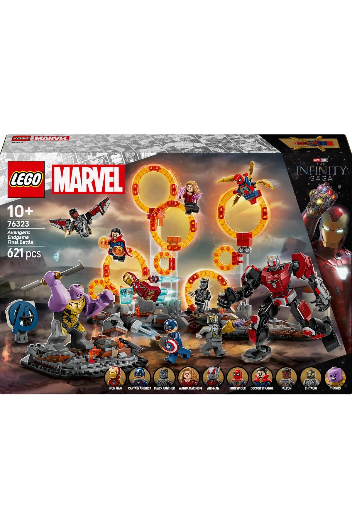 ست ساختنی اسباببازی 10+ لگو Marvel Avengers: Endgame Son Savaş مدل 76323 شامل 621 قطعه ست ساختنی اسباببازی 10+ لگو Marvel Avengers: Endgame Son Savaş مدل 76323 شامل 621 قطعه
