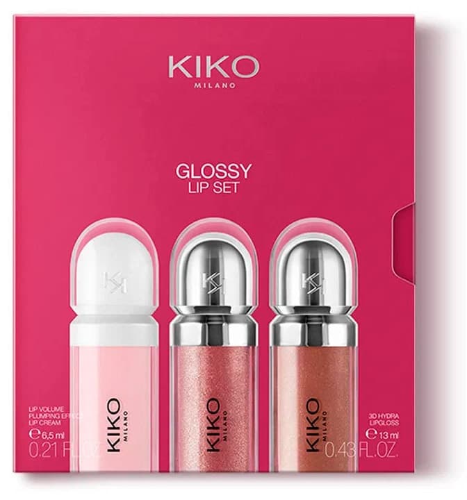 ست برق لب KIKO ست برق لب KIKO