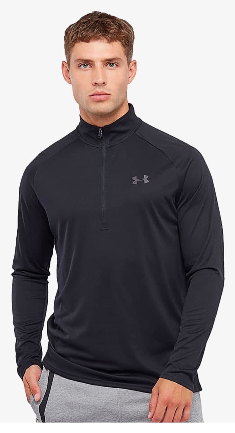 تیشرت مردانه Under Armour نیم زیپ مشکی UA Tech 2.0 مدل 1328495-001 تیشرت مردانه Under Armour نیم زیپ مشکی UA Tech 2.0 مدل 1328495-001