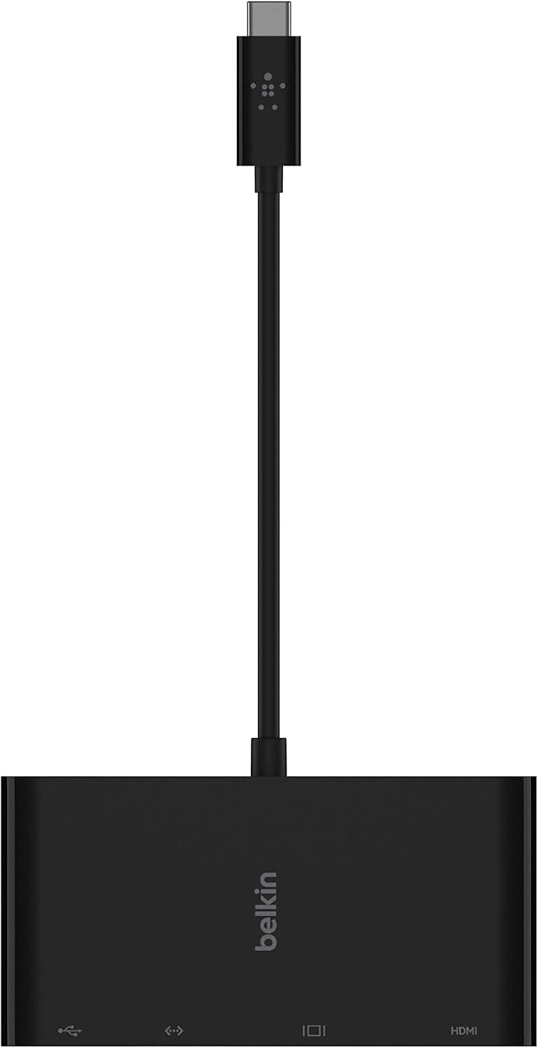هاب چندرسانهای USB-C برای MacBook Pro، iPad Pro، Surface Pro و Chromebook از Belkin با پورتهای VGA، 4K HDMI، USB 3.0 و Ethernet هاب چندرسانهای USB-C برای MacBook Pro، iPad Pro، Surface Pro و Chromebook از Belkin با پورتهای VGA، 4K HDMI، USB 3.0 و Ethernet