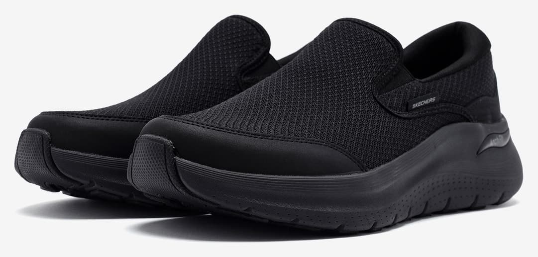 کفش ورزشی مردانه مشکی Skechers ARCH FIT 2.0 - VALLO مدل 232706TK BBK کفش ورزشی مردانه مشکی Skechers ARCH FIT 2.0 - VALLO مدل 232706TK BBK