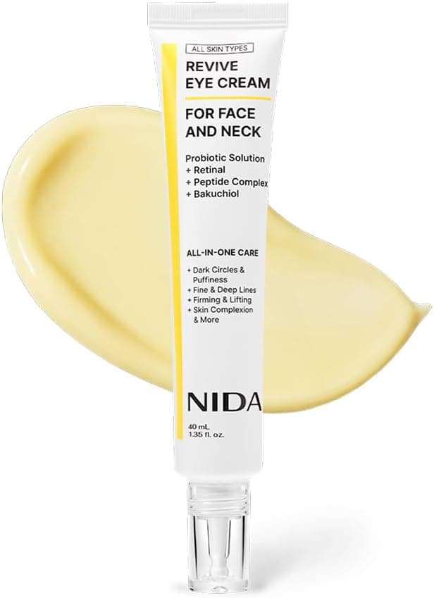 کرم دور چشم NIDA مدل Revive برای صورت و گردن 40ml کرم دور چشم NIDA مدل Revive برای صورت و گردن 40ml