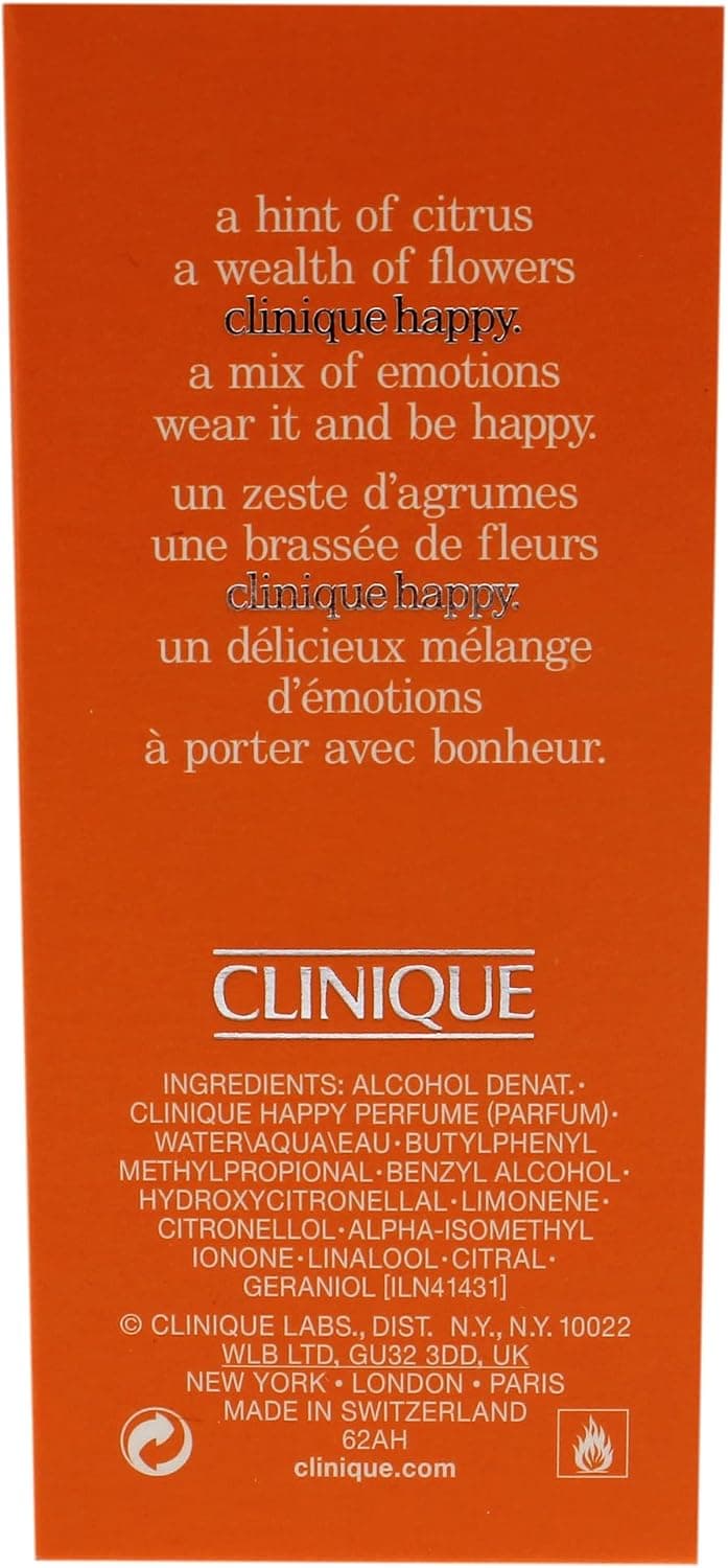 ادو پرفیوم زنانه Clinique Happy 30ML ادو پرفیوم زنانه Clinique Happy 30ML
