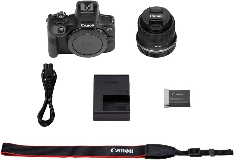 دوربین بدون آینه Canon با لنز RF-S 18-45mm مدل EOS R100 دوربین بدون آینه Canon با لنز RF-S 18-45mm مدل EOS R100