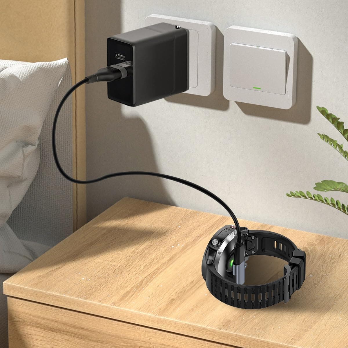 آداپتور شارژ T Tersely برای ساعت Garmin با USB C بسته 3 تایی آداپتور شارژ T Tersely برای ساعت Garmin با USB C بسته 3 تایی