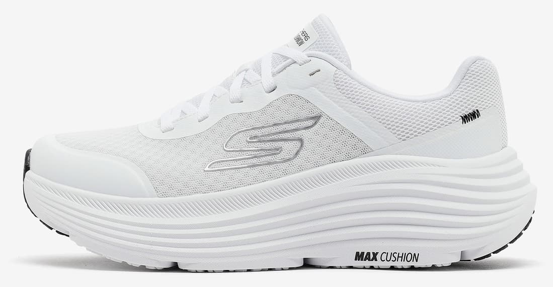 کفش دویدن زنانه Skechers سفید MAX CUSHIONING ENDEAVOUR مدل 129470 WBK کفش دویدن زنانه Skechers سفید MAX CUSHIONING ENDEAVOUR مدل 129470 WBK