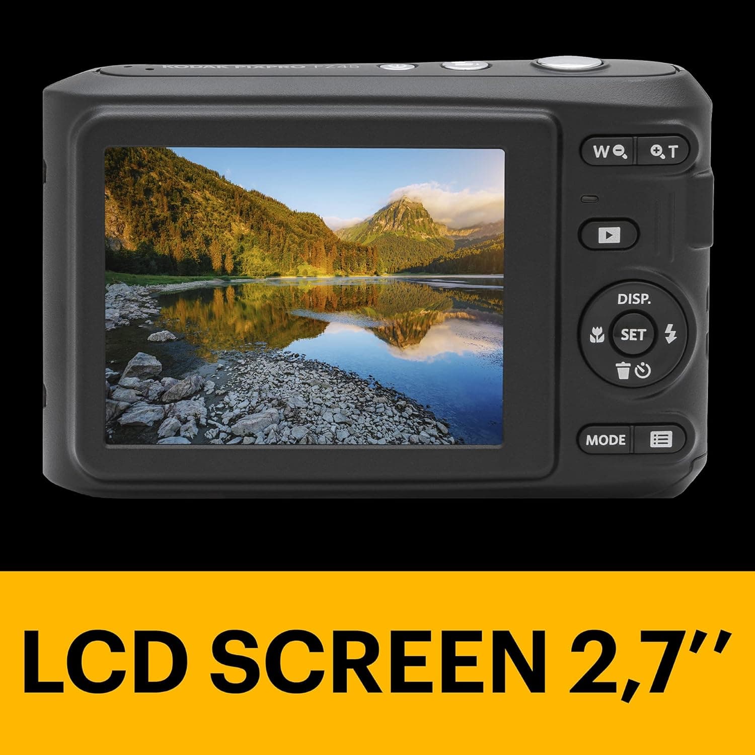دوربین عکاسی دیجیتال Kodak Friendly Zoom مشکی مدل FZ45/4x دوربین عکاسی دیجیتال Kodak Friendly Zoom مشکی مدل FZ45/4x