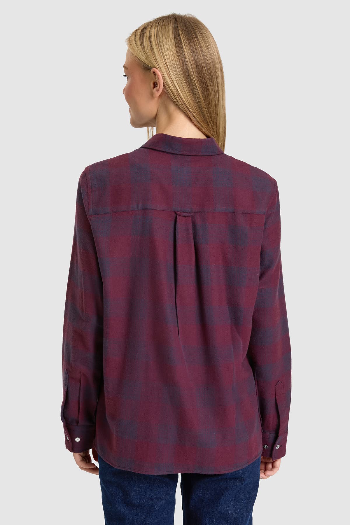 پیراهن زنانه U.S. Polo Assn. عنابی آستین بلند مدل 50331866-VR180 پیراهن زنانه U.S. Polo Assn. عنابی آستین بلند مدل 50331866-VR180