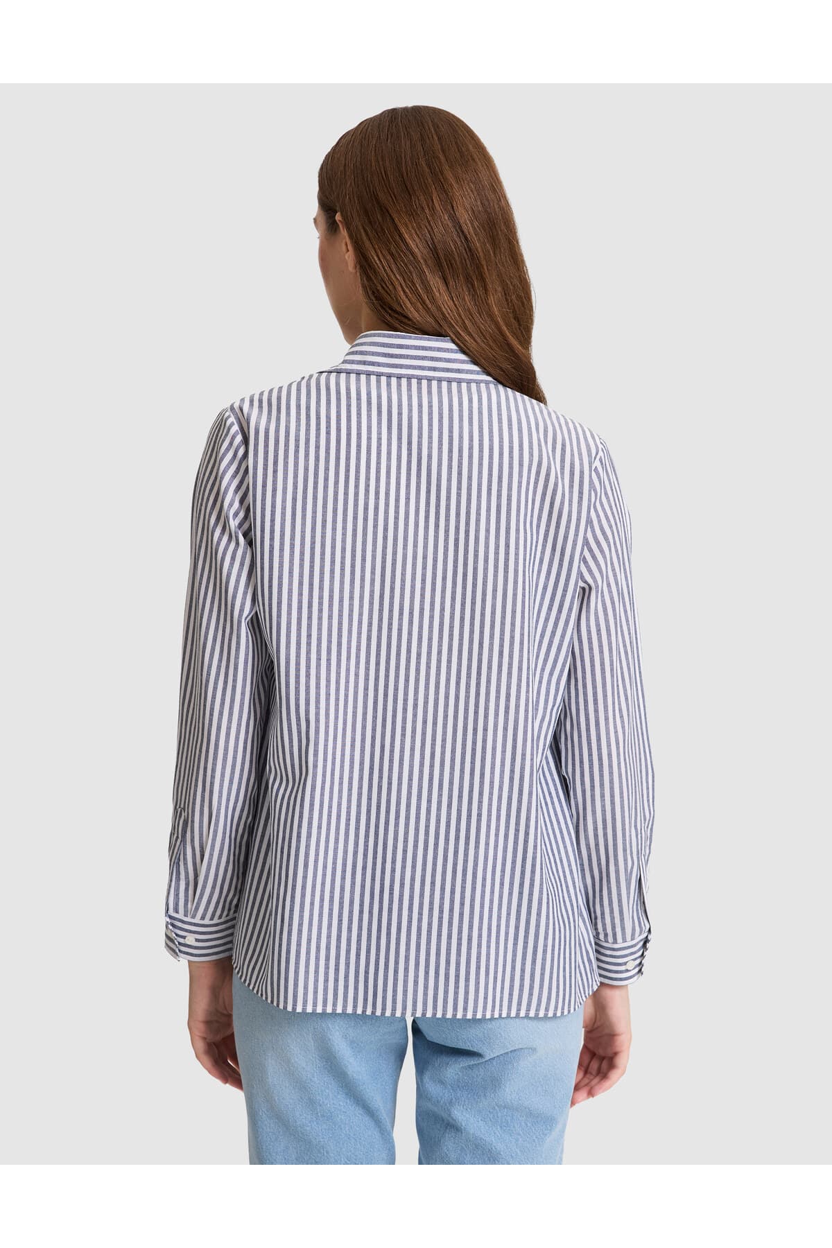 پیراهن زنانه Pierre Cardin آستین بلند فیت راحت راهراه سرمهای مدل 50318226-VR033 پیراهن زنانه Pierre Cardin آستین بلند فیت راحت راهراه سرمهای مدل 50318226-VR033