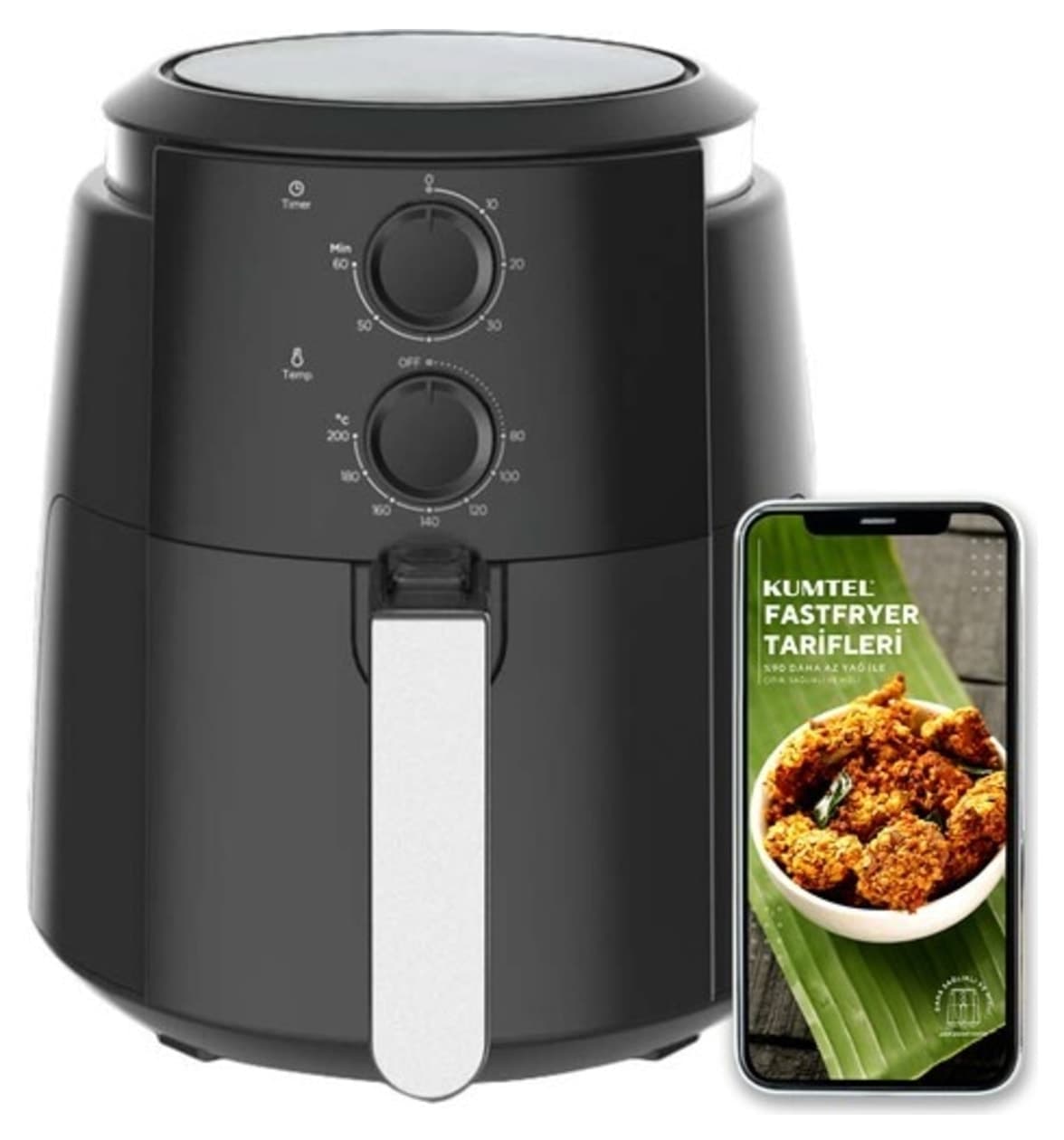 سرخکن بدون روغن KUMTEL Fastfryer XL مدل HAF-01 سرخکن بدون روغن KUMTEL Fastfryer XL مدل HAF-01