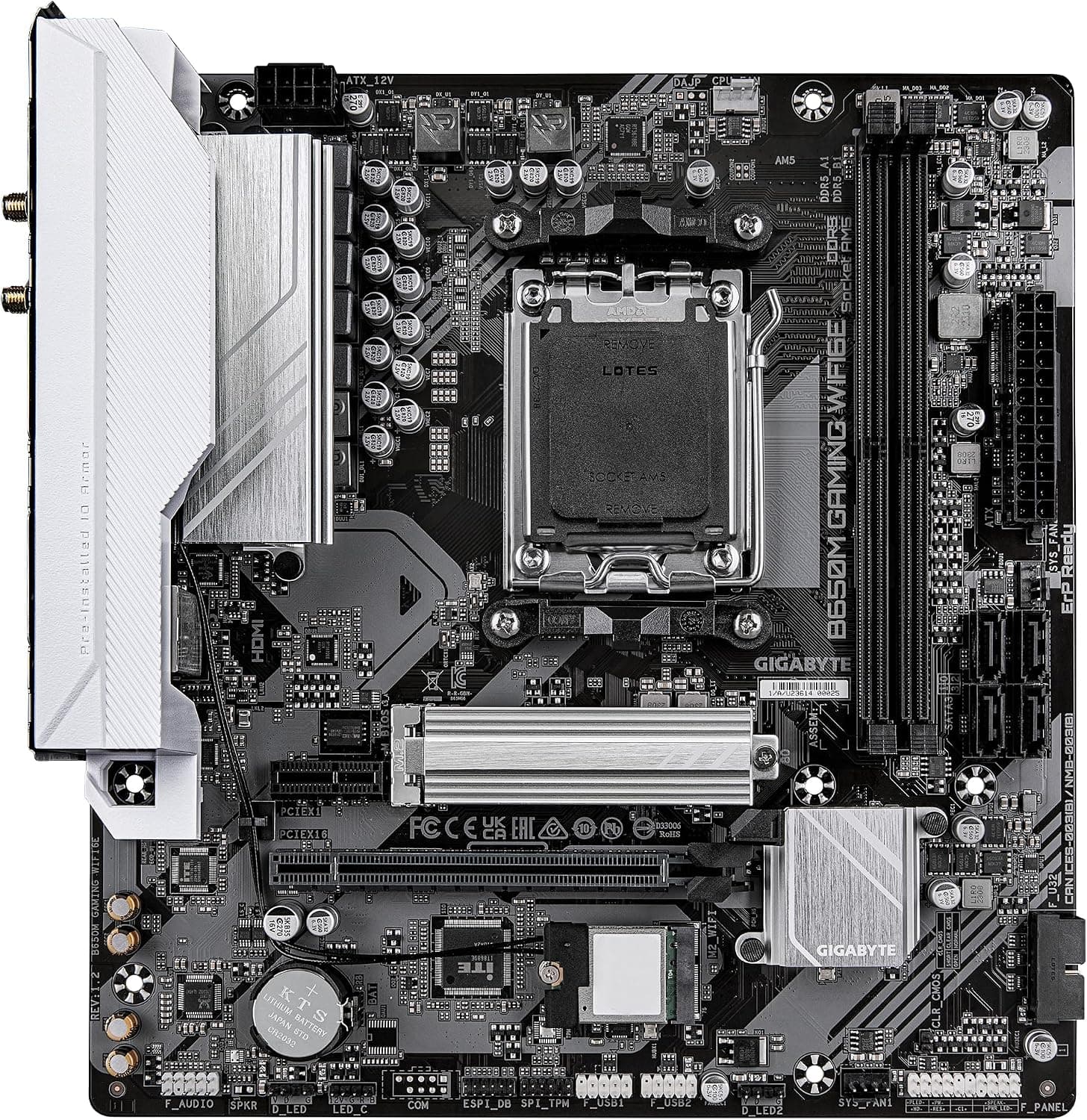 مادربرد Gigabyte مدل B650M GAMING WIFI6E برای پردازندههای AMD Ryzen 9000 مادربرد Gigabyte مدل B650M GAMING WIFI6E برای پردازندههای AMD Ryzen 9000