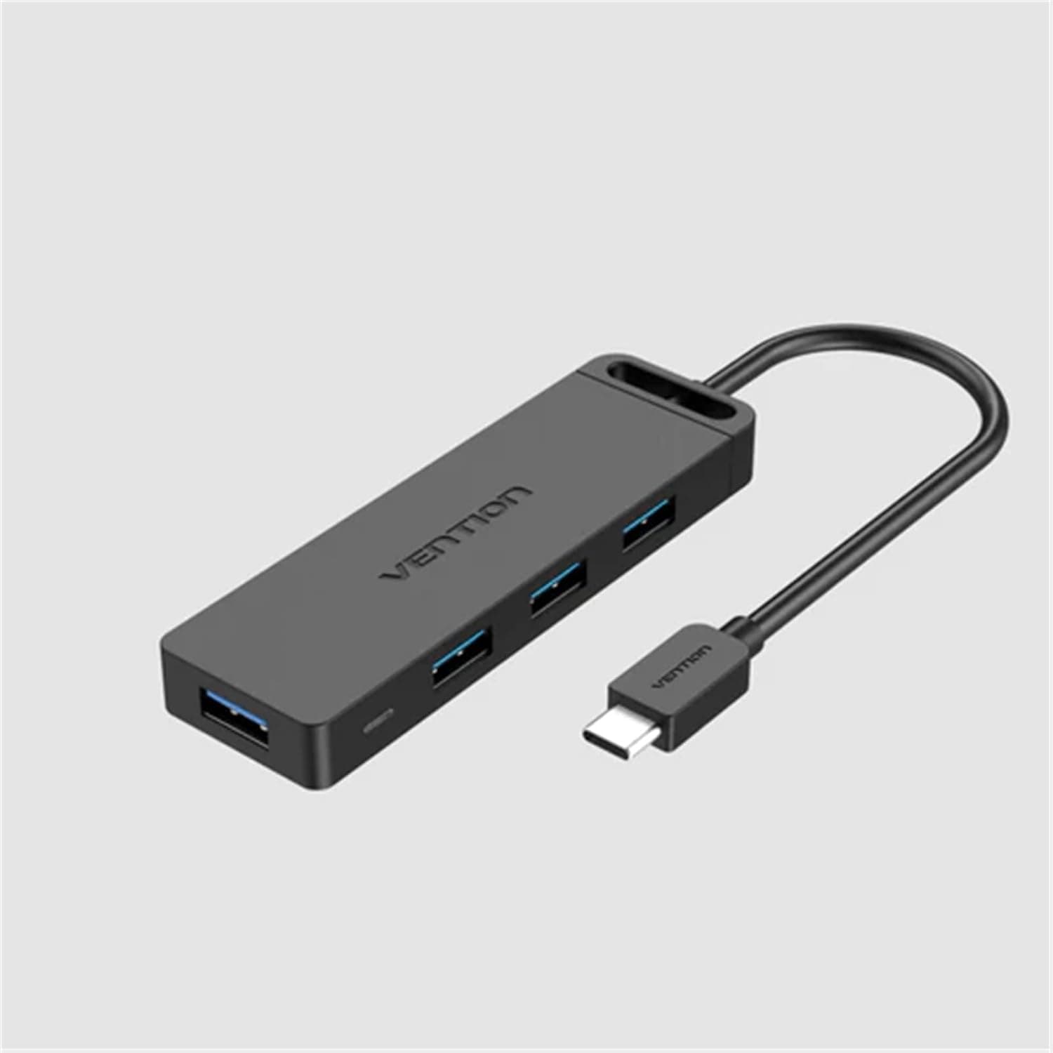 هاب USB 3.0 فوق نازک VENTION پشتیبانی شارژ ۴ پورت ۱ متری هاب USB 3.0 فوق نازک VENTION پشتیبانی شارژ ۴ پورت ۱ متری