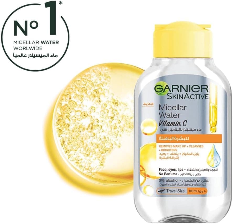 محلول پاککننده میسلار صورت Garnier حاوی ویتامین C مدل 100ml محلول پاککننده میسلار صورت Garnier حاوی ویتامین C مدل 100ml