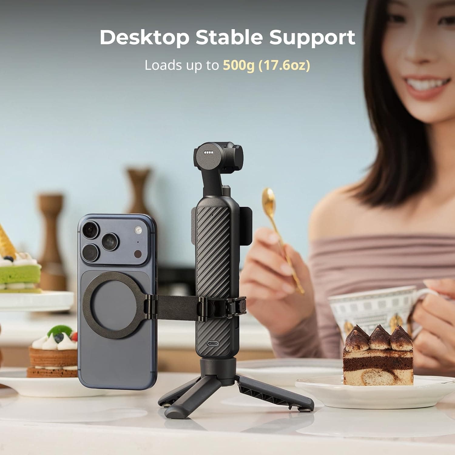 سهپایه مینی مناسب DJI Pocket 4P/4/3 و Insta360 Luna از SmallRig با بازشدن تکلمسی سهپایه مینی مناسب DJI Pocket 4P/4/3 و Insta360 Luna از SmallRig با بازشدن تکلمسی