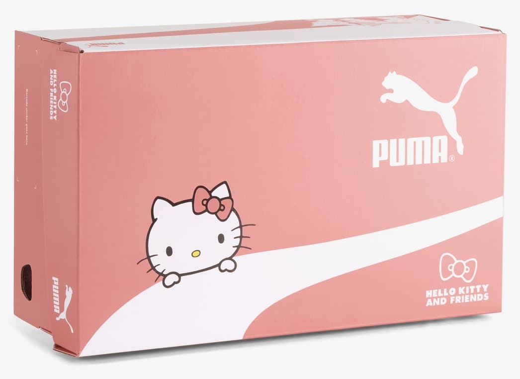 کفش ورزشی بچگانه Puma صورتی Suede Hello Kitty Friends کفش ورزشی بچگانه Puma صورتی Suede Hello Kitty Friends