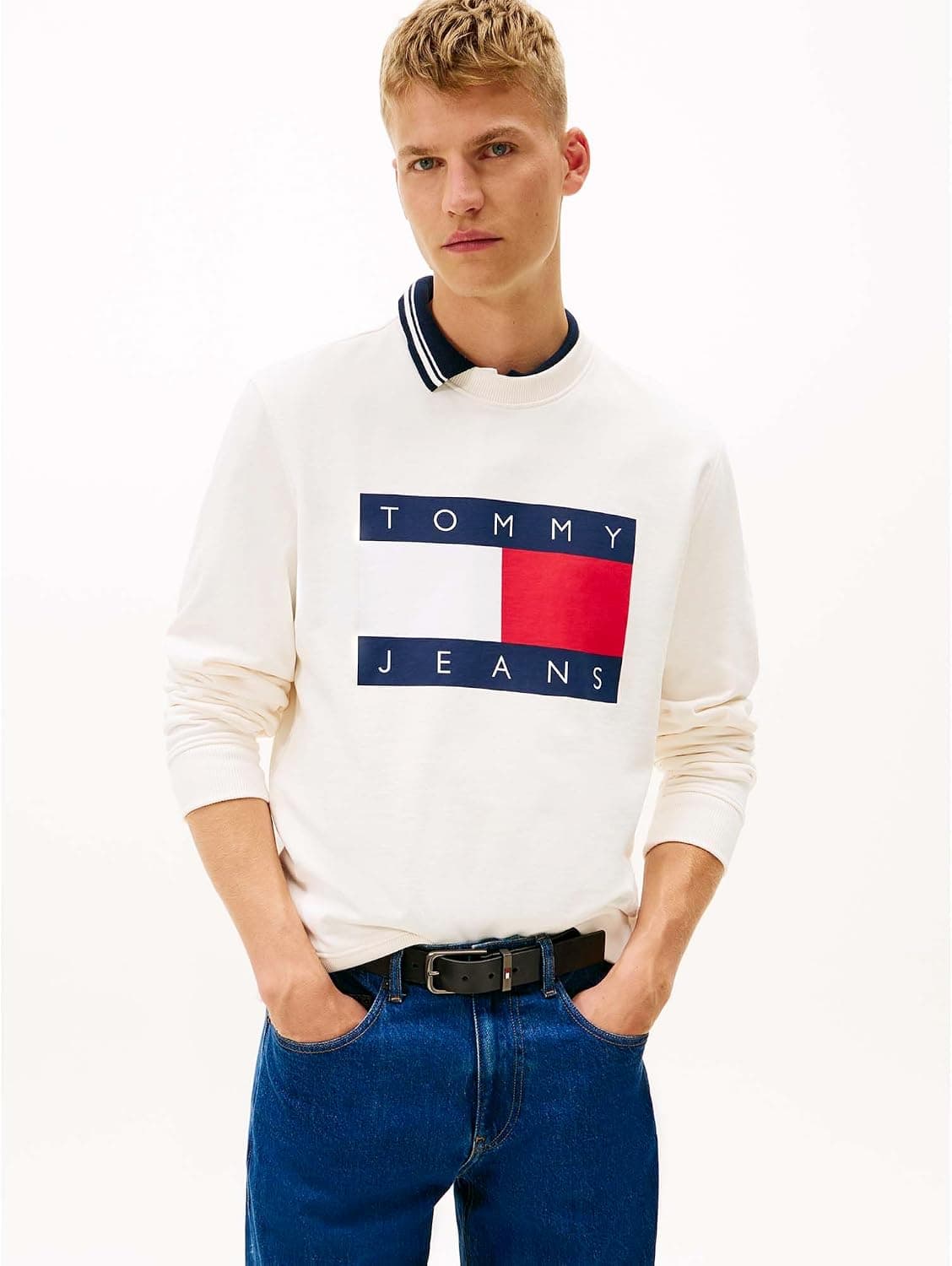 سوئیشرت مردانه Tommy Hilfiger یقه گرد فیت معمولی BIG FLAG مدل TJM REG EXT سوئیشرت مردانه Tommy Hilfiger یقه گرد فیت معمولی BIG FLAG مدل TJM REG EXT