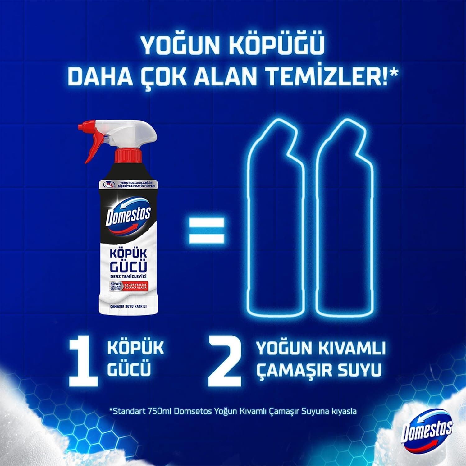 پاککننده درز Domestos با قدرت کف 450 ml پاککننده درز Domestos با قدرت کف 450 ml
