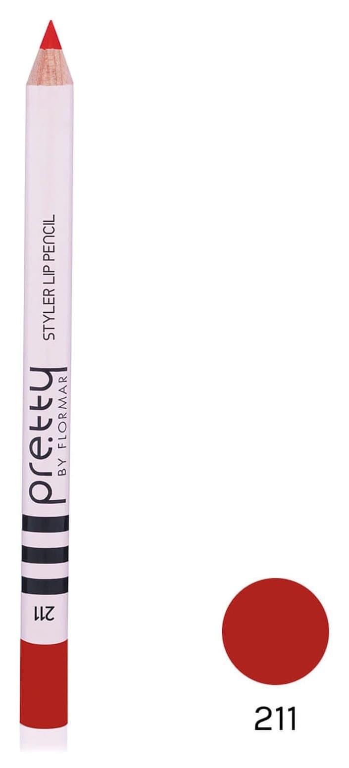 مداد لب Flormar Pretty By Flormar Styler Lipliner قرمز 211 مداد لب Flormar Pretty By Flormar Styler Lipliner قرمز 211