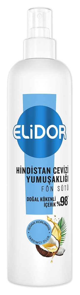 شیر فون مو Elidor با نرمی نارگیل 190 ml شیر فون مو Elidor با نرمی نارگیل 190 ml